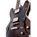 Електрогітара Sigma Semi-Hollow HBW-102H-DS (H, Black Walnut) з кейсом