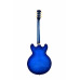 Електрогітара Sigma Semi-Hollow HBA-102H-TBB (H, Transparent Blue) з кейсом