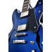 Електрогітара Sigma Semi-Hollow HBA-102H-TBB (H, Transparent Blue) з кейсом