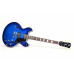 Електрогітара Sigma Semi-Hollow HBA-102H-TBB (H, Transparent Blue) з кейсом