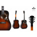 Гітара ак. Sigma SG Series DA-SG7 + (Fishman Sonitone) -