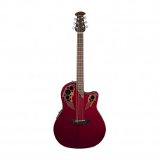 OV533124 Ел. акуст. гітара OVATION CELEBRITY ELITE Mid Cutaway Ruby Red CE44-RR