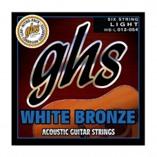 Струни ghs WB-L (12-54 White bronze)