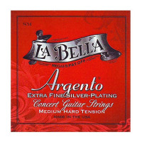 Струни для кл. гіт. (6 шт.) La Bella Argento Silver Plating SM Medium Tension Струни для кл. гіт. (6 шт.) La Bella Argento Silver Plating SM Medium Tension
