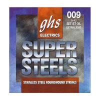 Струни для ел. гіт. (6 шт.) GHS Super Steels ST-XL, 9-42 Струни для ел. гіт. (6 шт.) GHS Super Steels ST-XL, 9-42