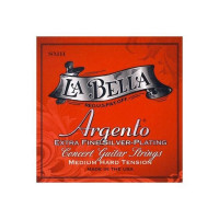Струни для кл. гіт. (6 шт.) La Bella Argento Silver Plating SMH Medium Hard Tension Струни для кл. гіт. (6 шт.) La Bella Argento Silver Plating SMH Medium Hard Tension