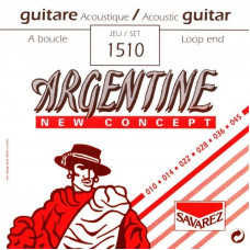 Струни для акустичної гітари Savarez Argentine 1510 .010 /.045 Loop End