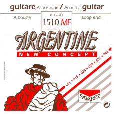 Струни для акустичної гітари Savarez Argentine 1510 MF .011 /.046 Loop End