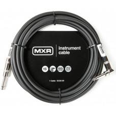 Кабель інструментальний 6,3мм-6,3мм Dunlop DCIS15R MXR INSTR CABLE (4,5м; кутовий)