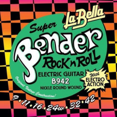 Стр. La Bella B942 Super Bender Electric Guitar Strings 9-42