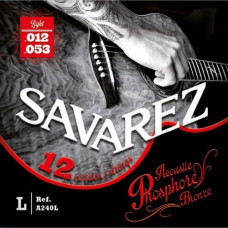 Струни для акустичної гітари Savarez Acoustic A240L Phosphor Bronze .012-.053 (12 струн)