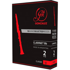 Тростина Gonzalez Bb Clarinet Classic 2 1/2 (10шт.)