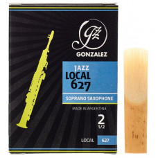 Тростина Gonzalez Soprano Sax Local 627 JAZZ 2 1/2 (10шт.)