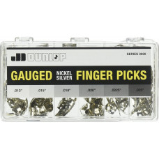 Набір медіаторів Dunlop Fingerpicks Nickel Silver Cabinet 3020 (120шт)