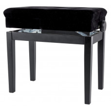 130500 Банкетка для піаніно GEWA Deluxe Compartment Black matt
