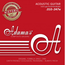 664590 Струни для 12-стр. ак.гітари Adamas Phosphor-Bronze (Light .010 -.047w)
