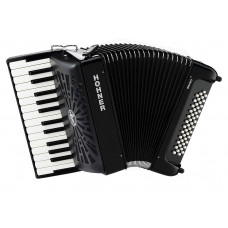 Акордеон Hohner Bravo I 49 F Black A40461 Freebass SilentKey (з чохлом)