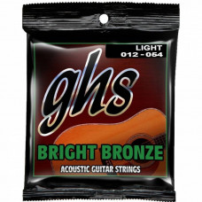 Струни для ак. гіт. (6 шт.) GHS Bright Bronze BB30L, 12-54