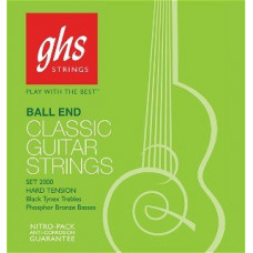 Струни для кл. гіт. (6 шт.) GHS Regular Classics 2000 Hard Tension Ball End
