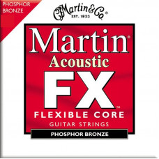 Струни для ак. гіт. (6 шт.) Martin SP Flexible Core Phosphor Bronze MFX750, 13-56
