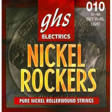 Струни для ел. гіт. (6 шт.) GHS Nickel Rockers R+RL, 10-46