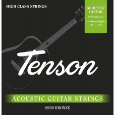 F600605 Струни для ак. гіт. (6 шт.) Tenson 80/20 Bronze, 11-52 F600605 Струни для ак. гіт. (6 шт.) Tenson 80/20 Bronze, 11-52