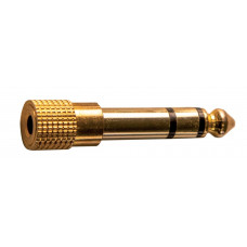 191598 Адаптер GEWA Jack 3,5 Stereo / Jack 6,3 Stereo (Gold)