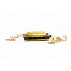 Губна гармошка Hohner Miniature Mini Harmonica Necklace M38NG C-major Gold (1 шт.)