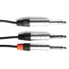 190788 Інсертний кабель GEWA Pro Line Stereo Jack 6,3 мм/2x Mono Jack 6,3 мм (1,5 м)