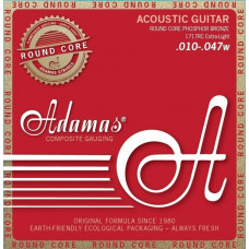 664601 Струни для ак. гіт. (6 шт.) Adamas Phosphor Bronze Round Core 1717RC, 10-47w