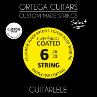 Струни для гітарлеле Ortega GTLS Custom Nylon Coated Select Струни для гітарлеле Ortega GTLS Custom Nylon Coated Select