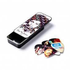 Набір медіаторів Dunlop JH-PT07M Jimi Hendrix Hear My Music Pick Tin Medium (6 шт.)