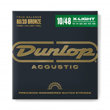 Струни для ак. гіт. (6 шт.) Dunlop DAB1048 80/20 Bronze Струни для ак. гіт. (6 шт.) Dunlop DAB1048 80/20 Bronze