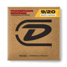 Струни для банджо (5 шт.) Dunlop DJP0920 Phosphor Bronze Струни для банджо (5 шт.) Dunlop DJP0920 Phosphor Bronze