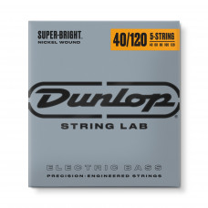 Струни для бас-гіт. (5 шт.) Dunlop DBSBN40120 Super Bright Nickel