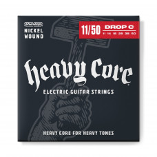 Струни для ел. гіт. (6 шт.) Dunlop DHCN1150 Nickel Wound Heavy Core (Drop C)