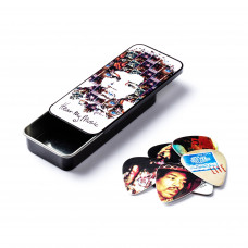 Набір медіаторів Dunlop JH-PT07M Jimi Hendrix Hear My Music Pick Tin Medium (6 шт.)