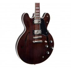 Електрогітара Sigma Semi-Hollow HBW-102H-DS (H, Black Walnut) з кейсом