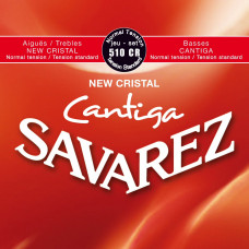 Струни для кл. гіт. (6 шт.) Savarez New Cristal Cantiga 510CR Normal Tension