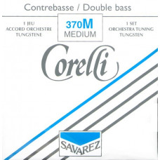Комплект струн для контрабаса Savarez Corelli Orchestra Medium Tungsten wound 370M