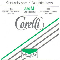 Комплект струн для контрабаса Savarez Corelli Orchestra Medium Nickel wound 380M