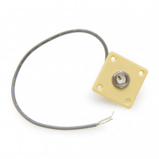 Гніздо джек 6,35 мм Samwoo B-3 (з квадратною кремовою пластиною)