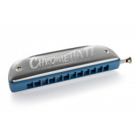Губна гармошка Hohner Chrometta 12 Color Edition M255082 Water G-major