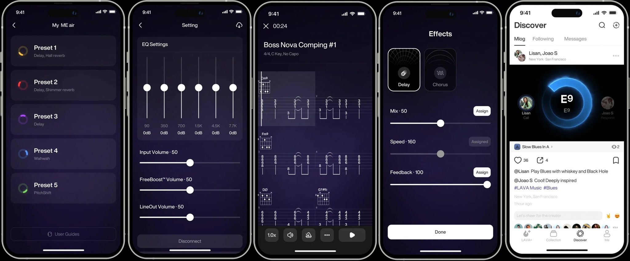 Гітара з вбудованими ефектами Lava Me air spruce (36")