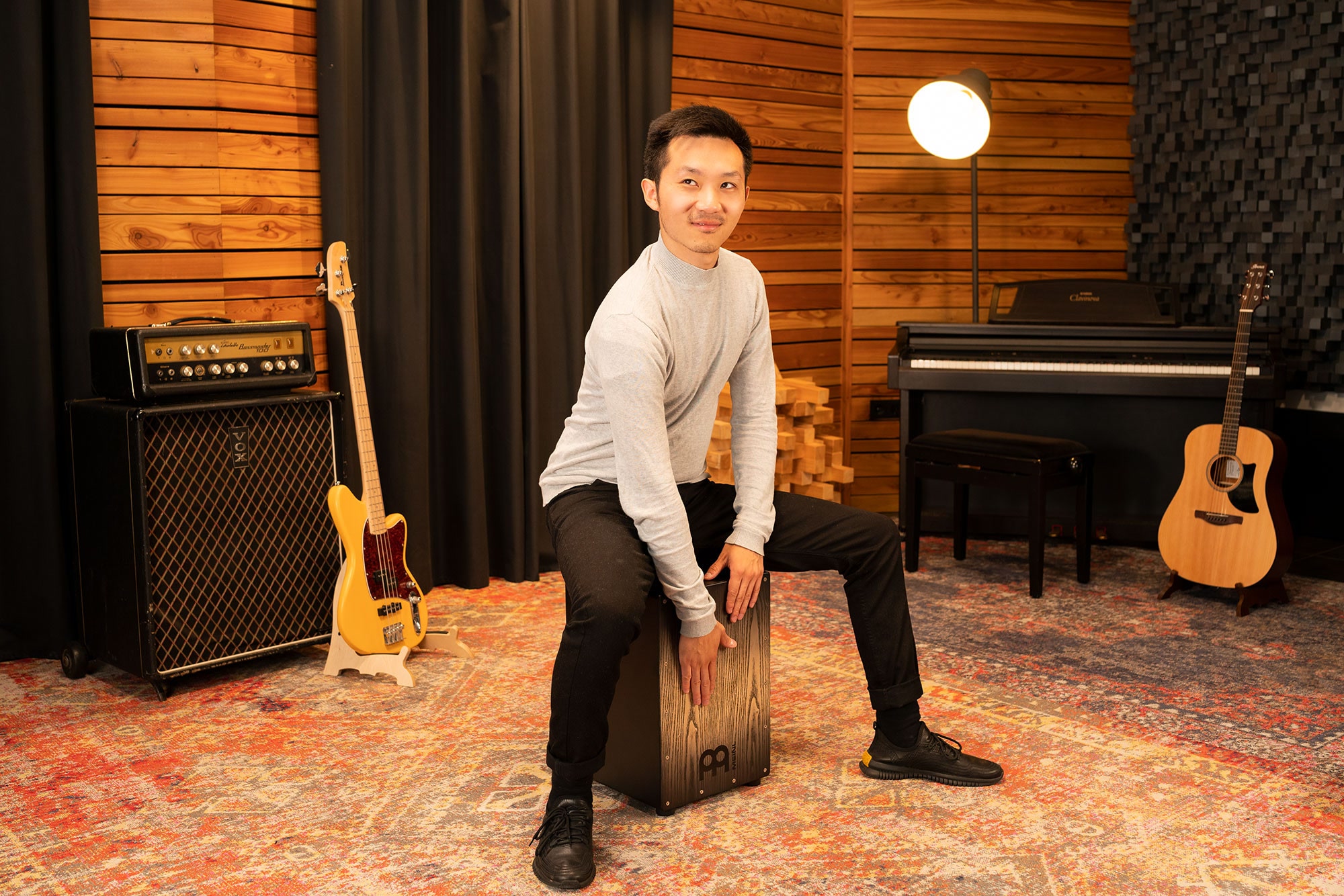 Кахон Meinl Headliner Snare MCAJ100BK-CBF Charcoal Black Fade