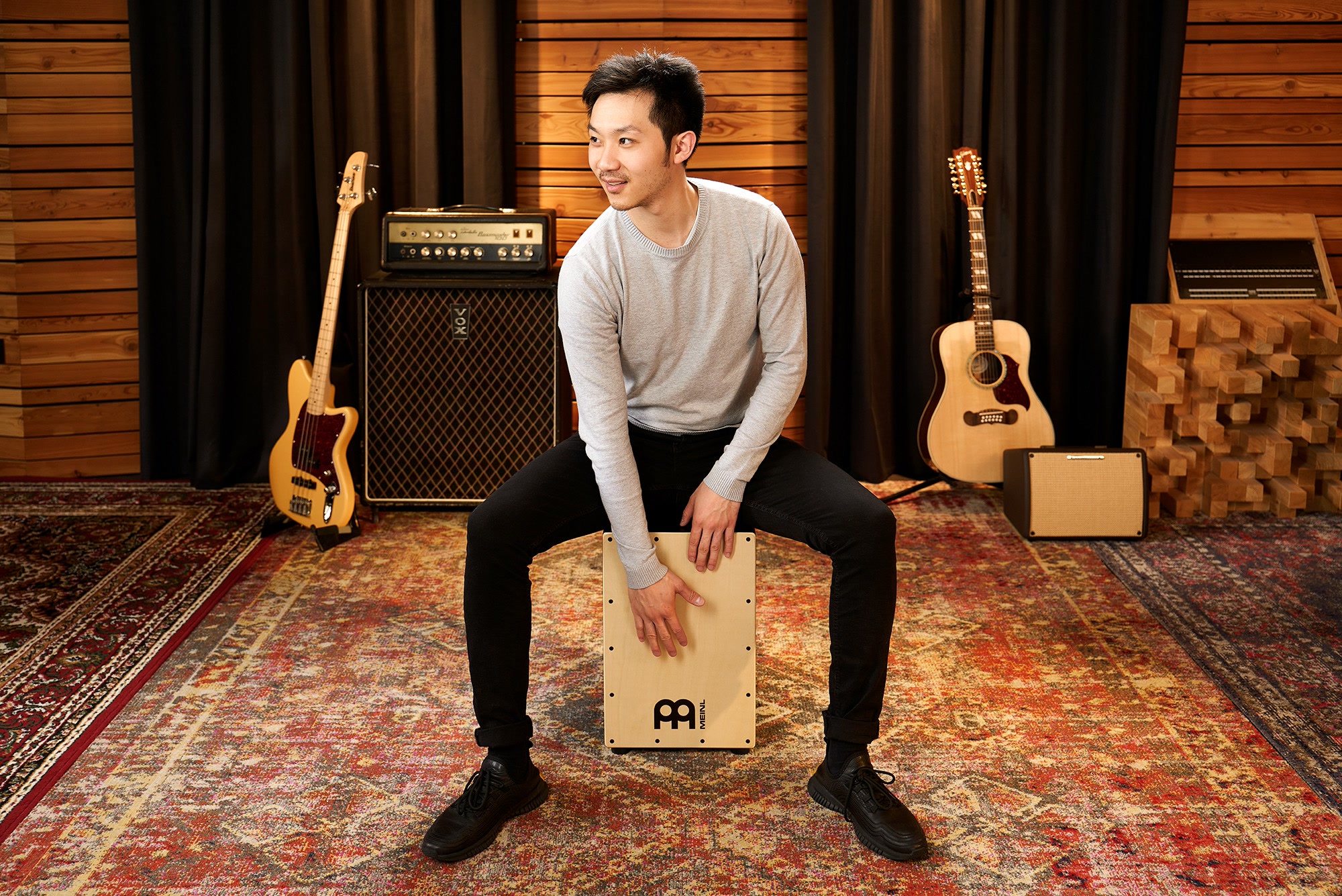 Кахон Meinl Headliner Snare MCAJ100BK-MA Maple