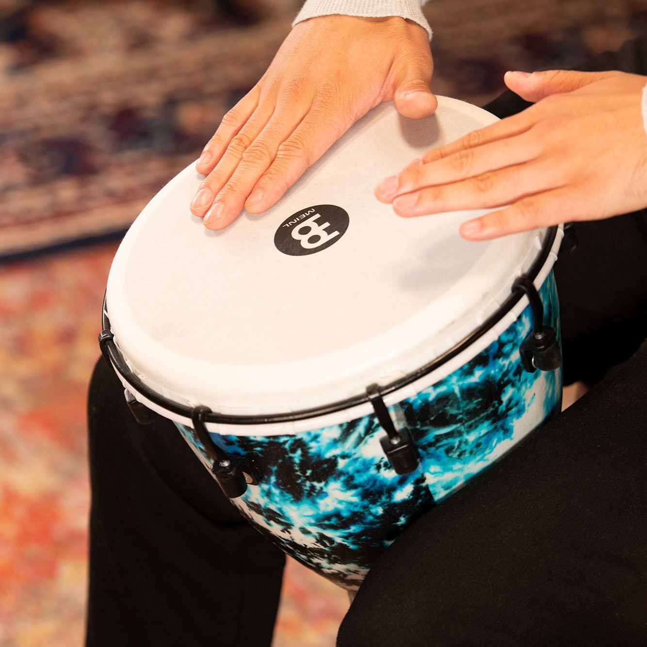 Джембе Meinl Alpine Synthetic ADJ10-GB (10") Galactic Blue Tie Dye