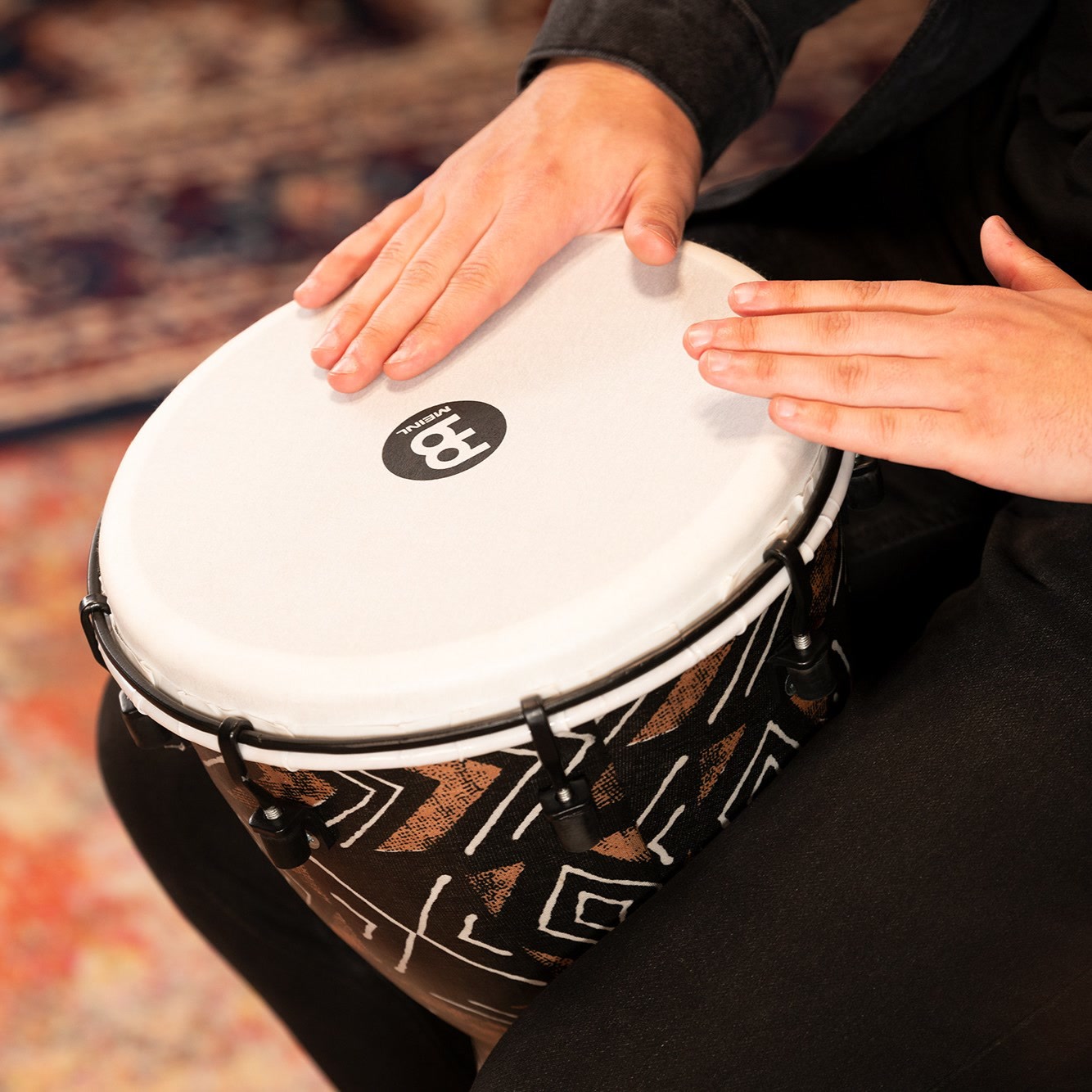 Джембе Meinl Alpine Synthetic ADJ10-KA (10") Kanga Sarong