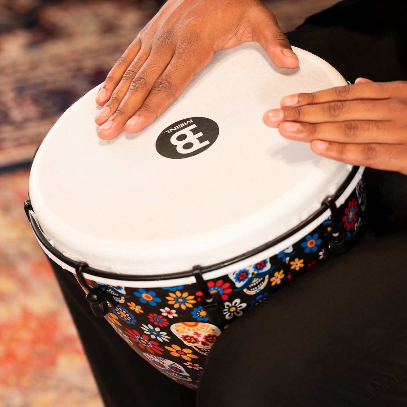 Джембе Meinl Alpine Synthetic ADJ12-DA (12") Day Of The Dead