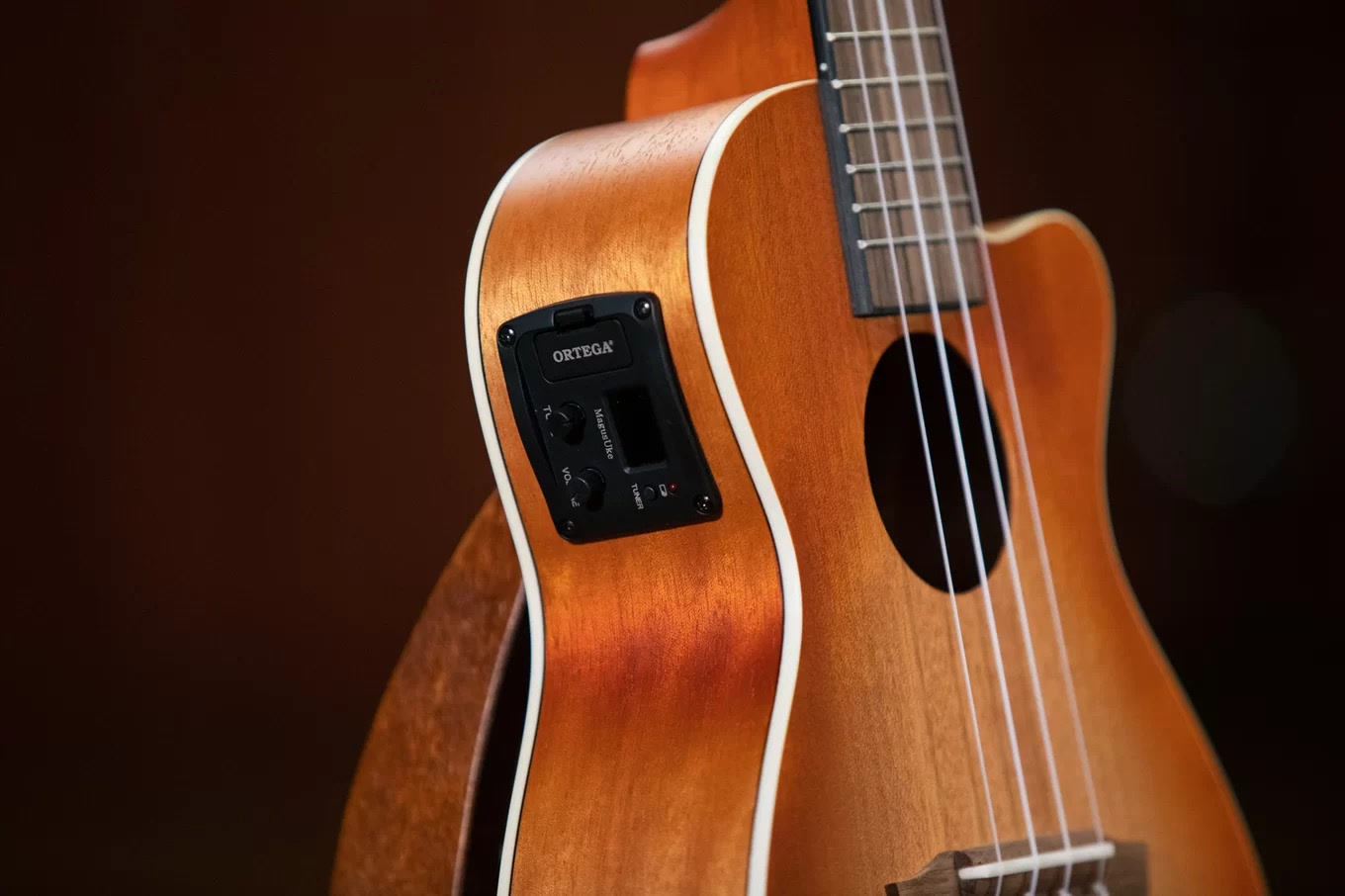 Укулеле зі звукознімачем Ortega Earth RUDAWN-CE Concert Ukulele Okoume Preamp Dawn Sunburst